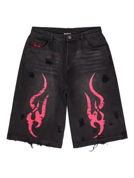 Kraťasy Chew Forever s oděrkami černé