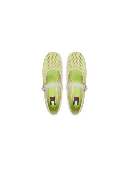 Balerinos Tommy Jeans Tjw Knitted Ballerina balta