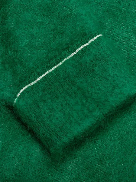 Pulover Sacai tricotate verde