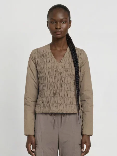 Jeanne Baret Zavinovací Bunda Skye hnědá