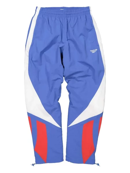 Pantaloni Reebok alergare cu autograf albastru
