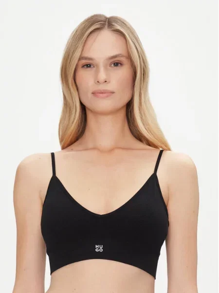 HUGO Бюстгальтер бралетт чорний