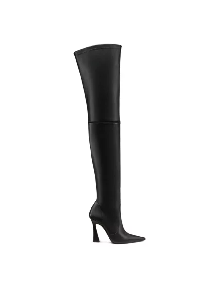 Kozaki Stuart Weitzman skórzane czarne