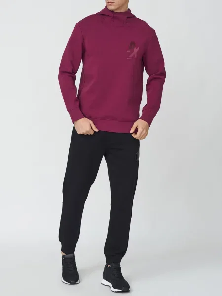 Толстовка Armani Exchange фиолетовая