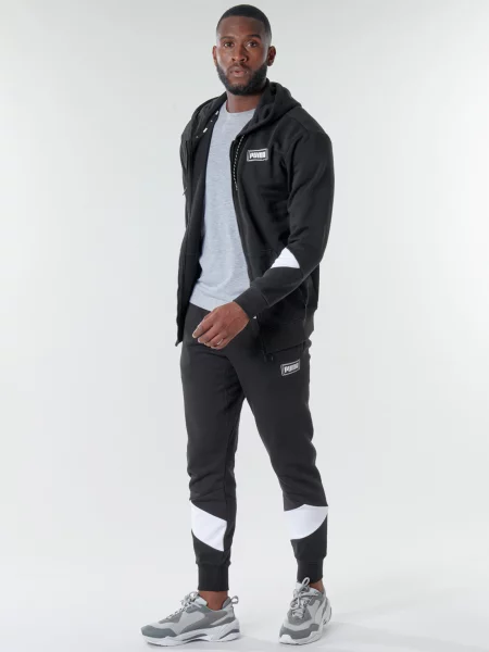 Majica Puma s kapuljačom crna