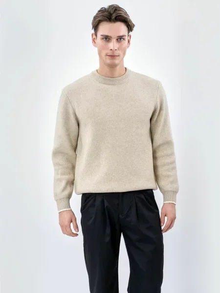 TEESHOPPEN Pulover Crewneck bej