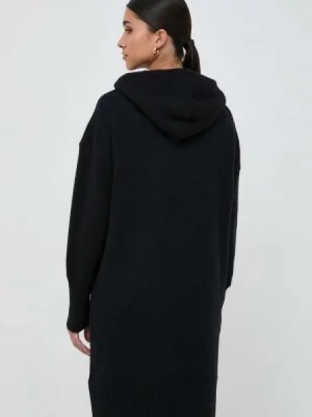 BOSS BLACK De lână rochie Faila negru