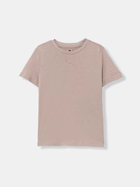 Puma tričko ESS Centered Cat Logo růžové