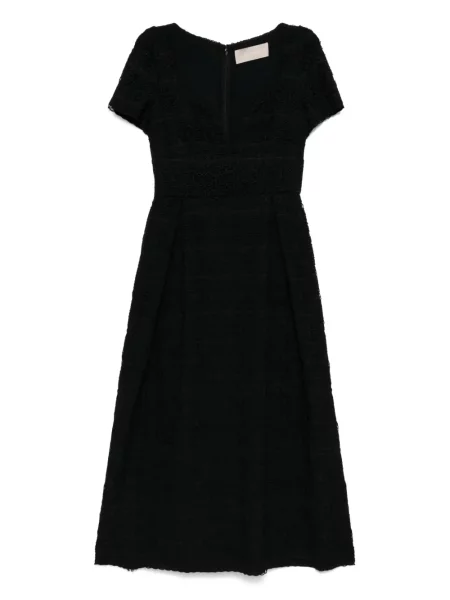 Rochie midi Elie Saab până la genunchi de costum negru