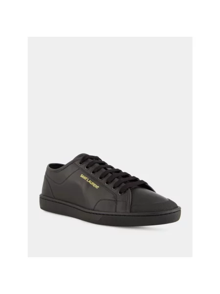 Sneakersy Saint Laurent skórzane na siłownię czarne