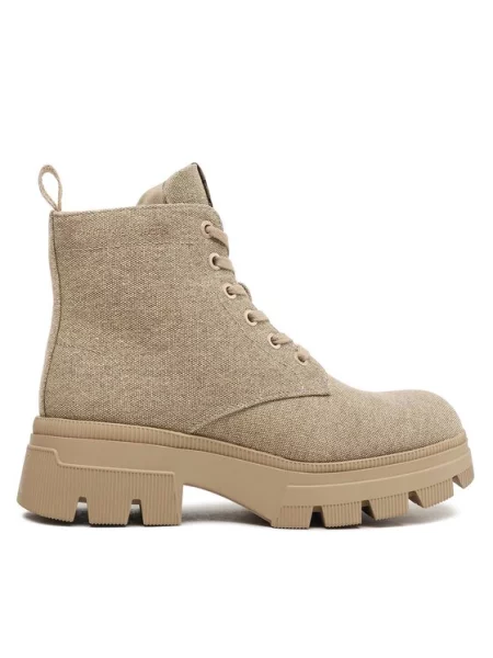 Calvin Klein Jeans Pohodni čevlji Chunky Combat Laceup Boot Co bež