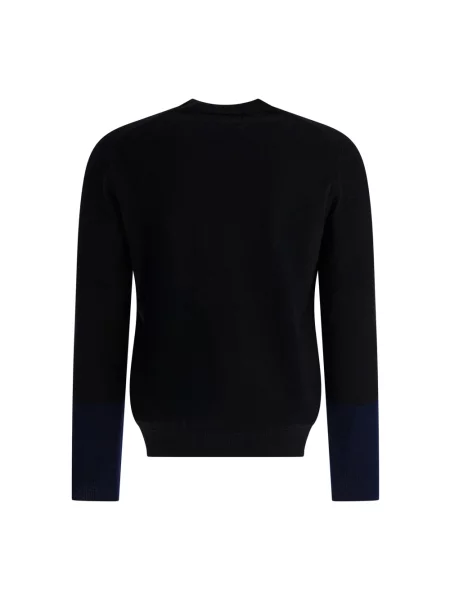 Dzianinowy sweter Comme Des Garcons czarny