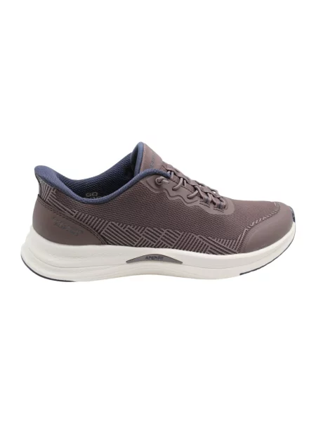 Sneakersy Skechers brązowe