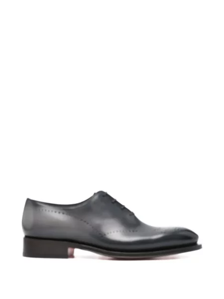 Oxford Santoni din piele albastru