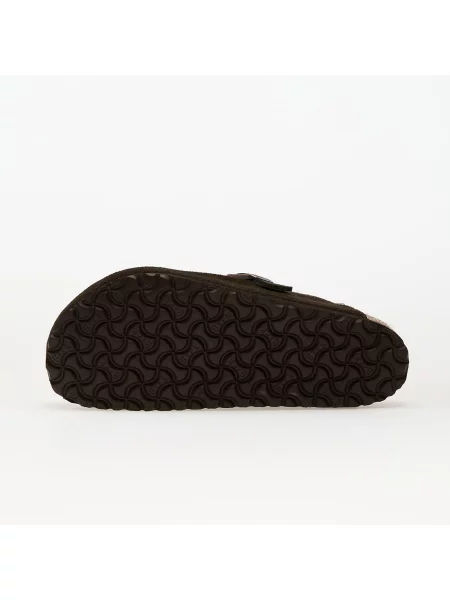 Sneakers Birkenstock με γούνα καφέ