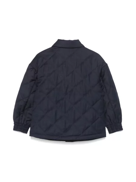 Kurtka dziecięca Emporio Armani niebieska