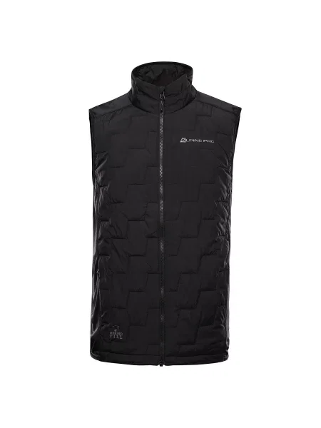 Bezrękawnik ocieplany z wełną merino Alpine Pro Nerc czarna