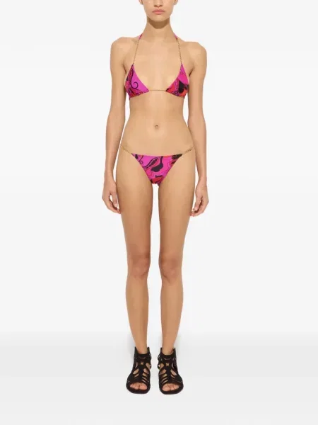 Top Pucci cu imagine roz