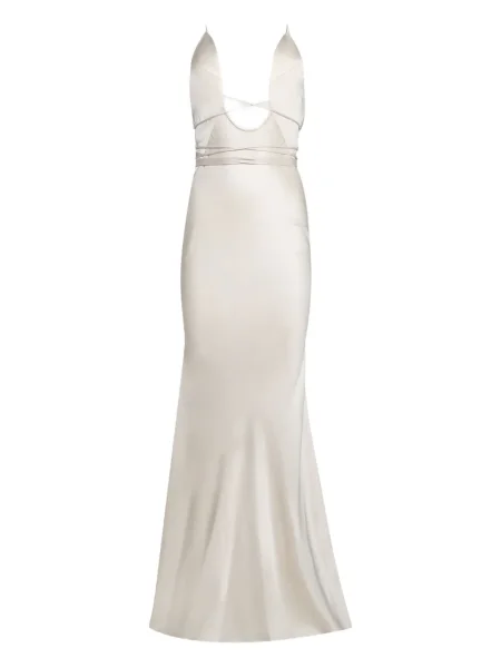 Rochie maxi Angelica Montini Studios de costum alb
