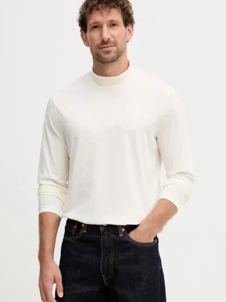 Tricou mânecă lungă Karl Lagerfeld bej