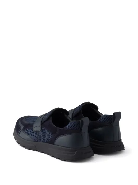 Bőr loafer Prada kék