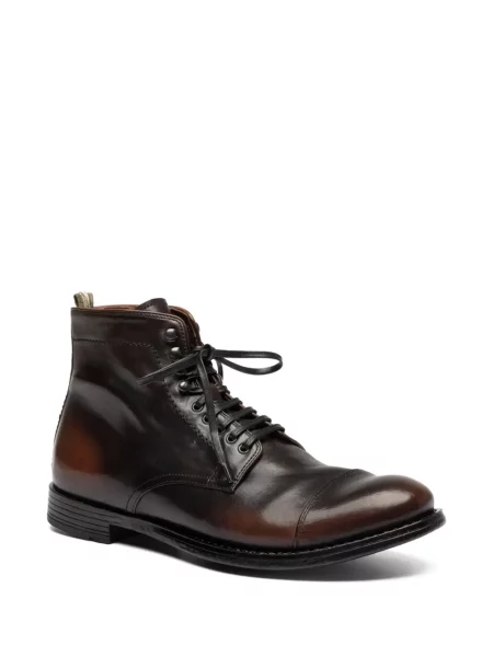 Botine Officine Creative din piele maro