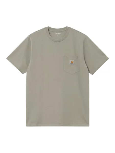 T-shirt o kroju regular fit z brustaszą Carhartt Work In Progress zielona