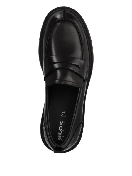 Pantofi loafer Geox chunky negru