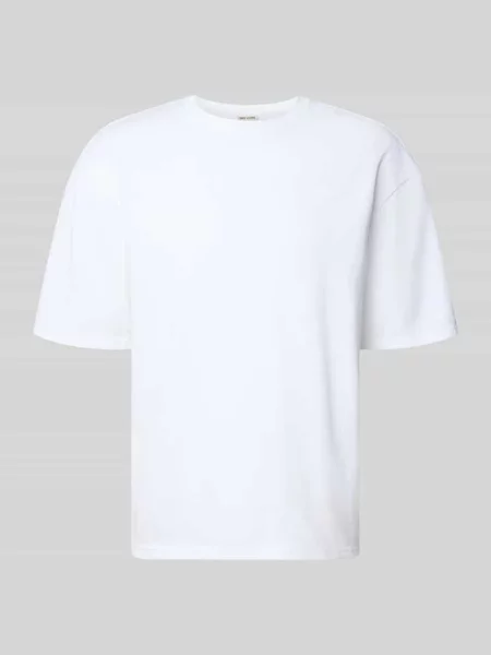 T-shirt o pudełkowym kroju z mieszanki bawełny model ‘CASPIAN AIRFLEX BOXY’ Only & Sons biała