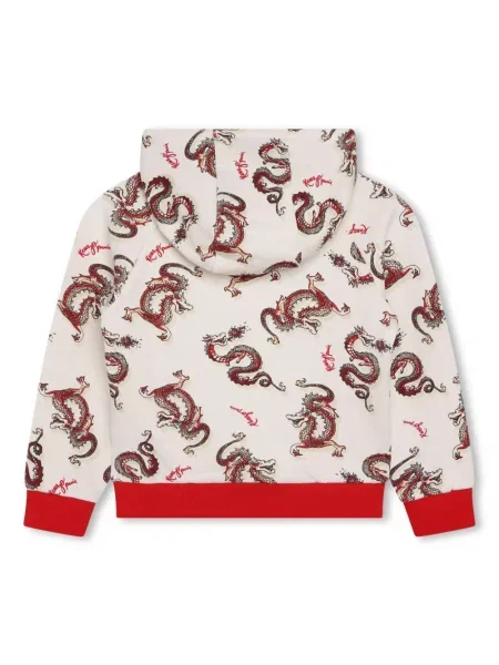 Bluza z kapturem dziecięca Kenzo biała