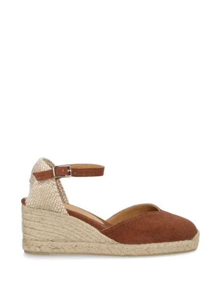 Cropp espadrile Castaner cu bretele maro