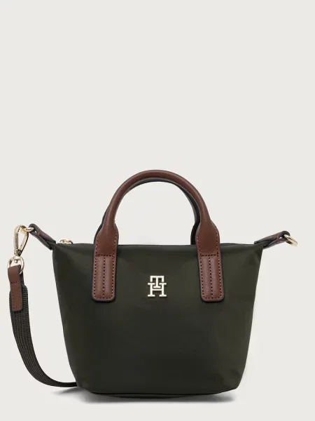 Geantă shopper Tommy Hilfiger verde