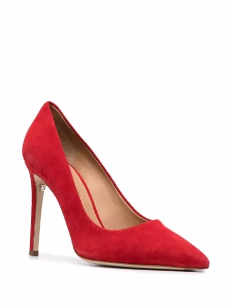 Zomšinės bateliai Ferragamo raudona