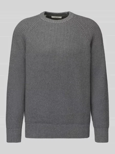 Sweter z bawełny w kroju regular fit z czystej bawełny model BRAUN' Selected