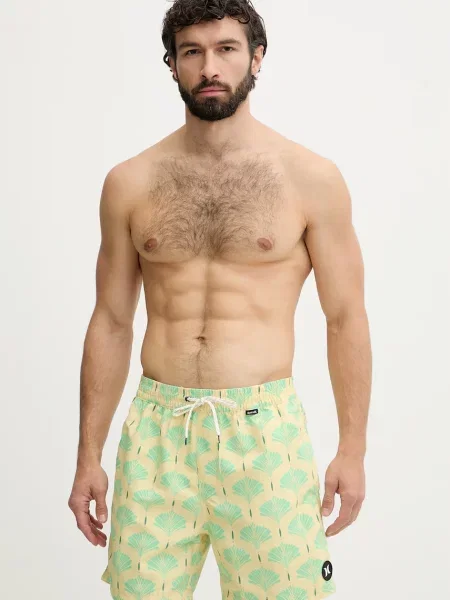 Hurley σορτς μαγιό Ανδρικά VOLLEY ICON κίτρινο