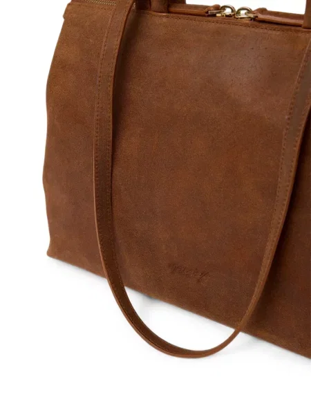 Geantă shopper Marsell din piele maro