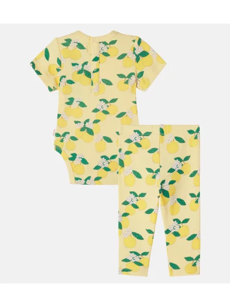 Gyerek body Tinycottons sárga