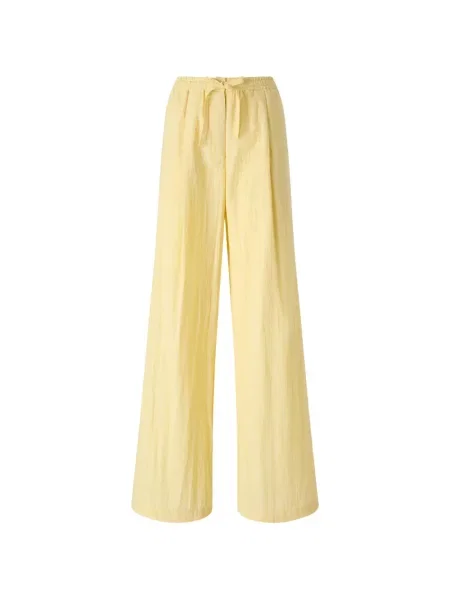 Pantaloni Pinko cu dungi cu cordon galben