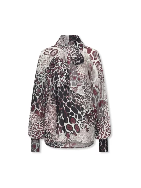 Lniana wielobarwność bluzka Helena Hart