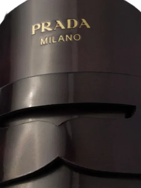 Pantofi loafer Prada din piele roșu