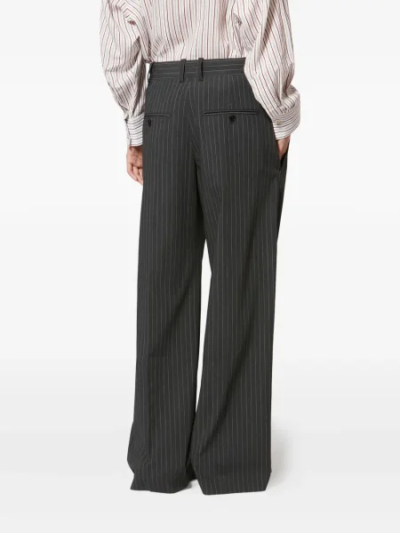 Pantaloni Isabel Marant cu dungi gri