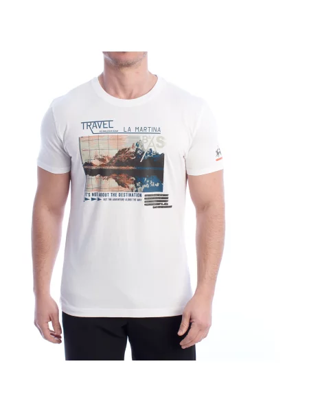 Tricou La Martina alb