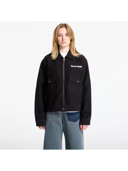 Jachetă HUMAN MADE Zip-Up Work Jacket UNISEX Black M negru