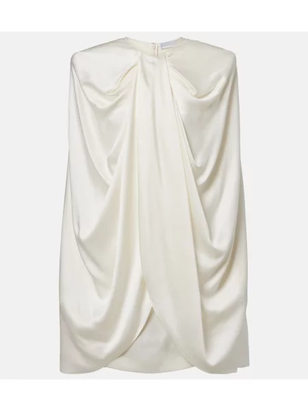 Rochie Stella Mccartney drapată alb