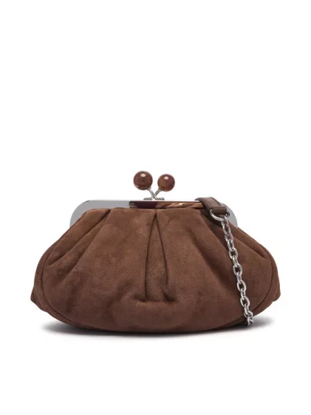 Weekend Max Mara Τσάντα Kavalois Σκούρο καφέ