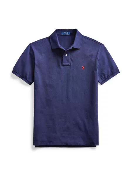 Polokošeľa Polo Ralph Lauren so sieťovinou modrá