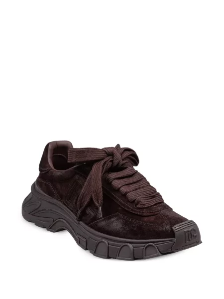 Sneakerși Dolce & Gabbana din piele maro