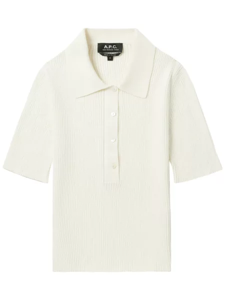 Polo A.p.c. alb