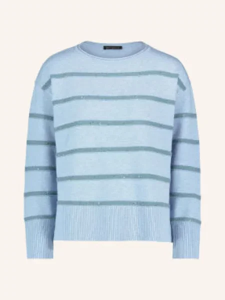 Betty Barclay Sweter Z Cekinami blau niebieski