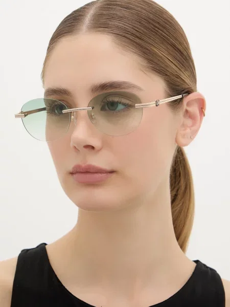Ochelari de soare rotunzi Palm Angels Eyewear